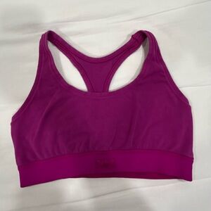 SKIMS Pink Racerback Sports Bra Wireless Stretch Lounge Bra XL